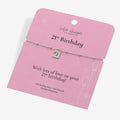 SILV WHISPER 21ST BIRTHDAY TRACE BEAD BLET