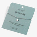 SILV WHISPER 40TH BIRTHDAY TRACE BEAD BLET