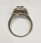 18ct White Gold Diamond Cluster Ring