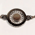 JUST J 15MM SILVER & GUN SHINE STAR CHARM