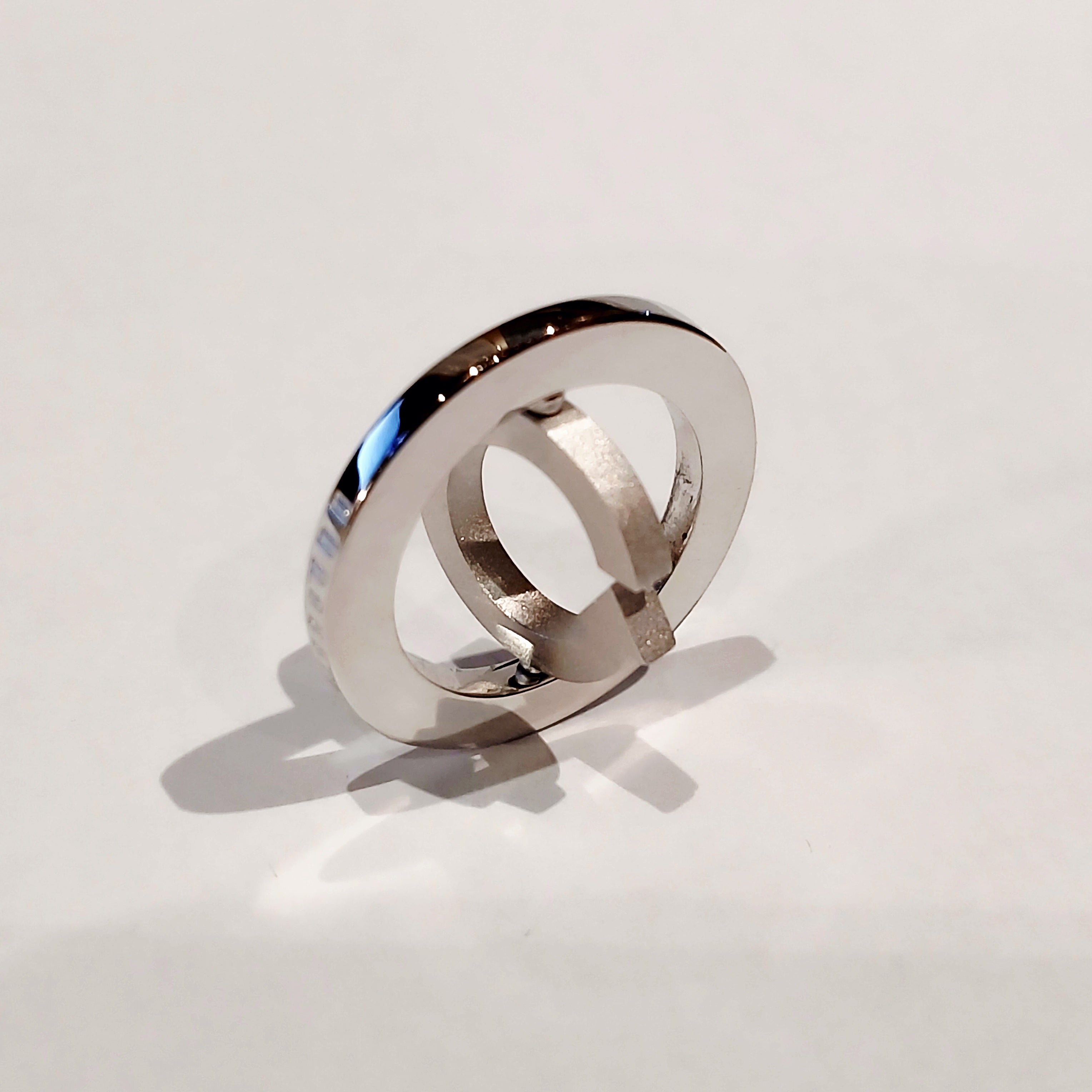 JUST J 21MM SILVER TURNAROUND CHARM