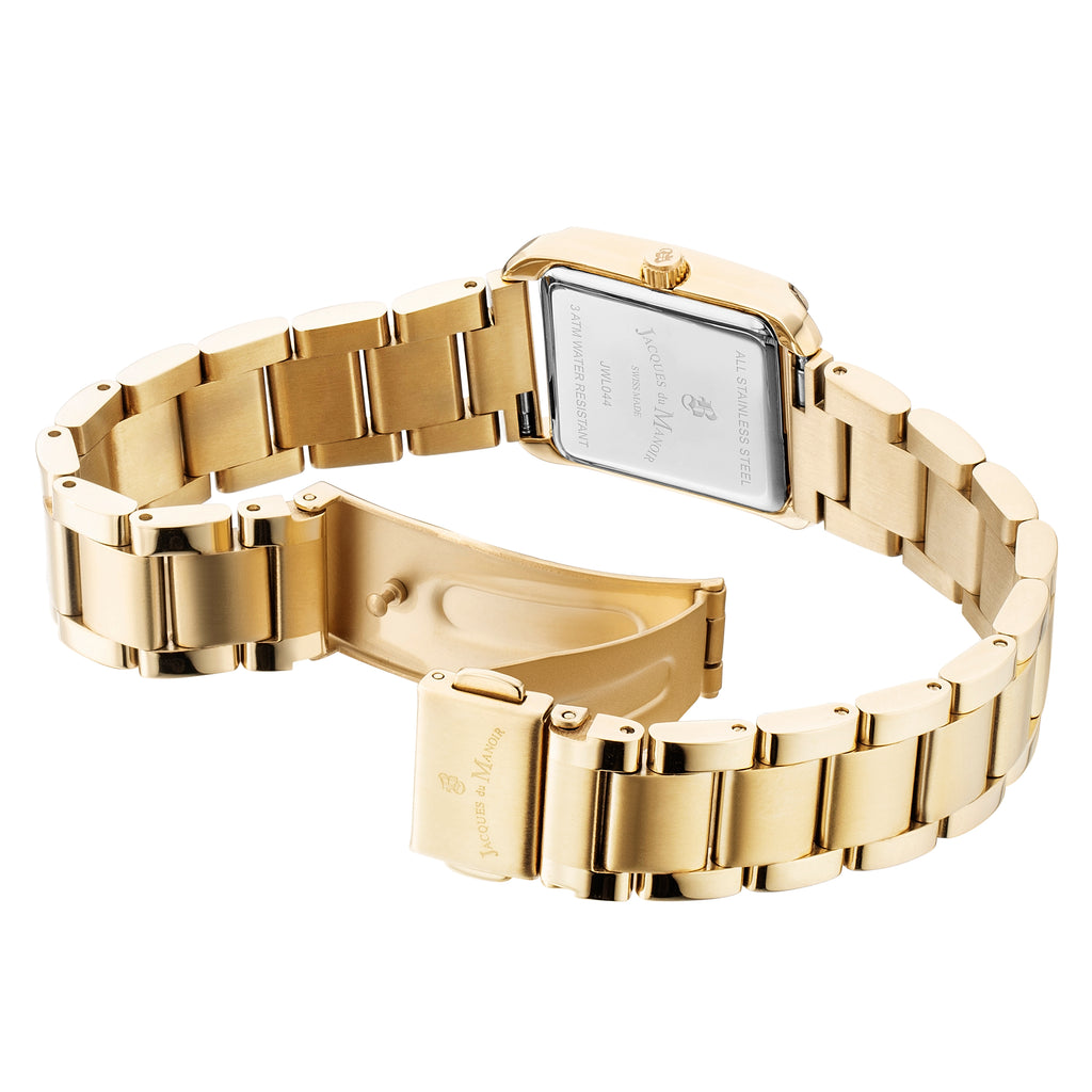 Ladies Jaques De Manoir Gold Plated Bracelet Watch