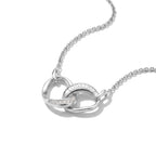 Thomas Sabo SILVER TOGETHER WHITE CZ SET PENDANT & CHAIN