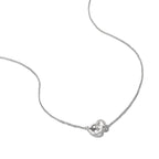 SILVER CZ SET & TOGTHER CIRCLE PENDANT & CHAIN by Thomas Sabo