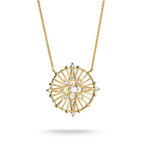 Thomas Sabo GOLD COLOUR CZ SET RND STAR PENDANT & CHAIN