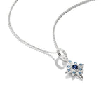 Thomas Sabo SILVER BLUE CZ SET Pendant & Chain
