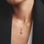 Thomas Sabo GOLD COLOUR CZ SET STAR PENDANT & CHAIN