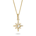 Thomas Sabo GOLD COLOUR CZ SET STAR PENDANT & CHAIN