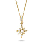 Thomas Sabo GOLD COLOUR CZ SET STAR PENDANT & CHAIN