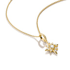 Thomas Sabo GOLD COLOUR CZ SET STAR PENDANT & CHAIN