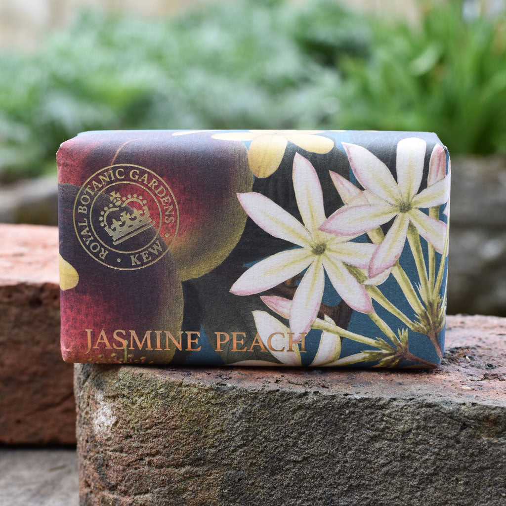 KEW GARDENS JASMINE PEACH SOAP 240G BAR by CHRISTINA MAY
