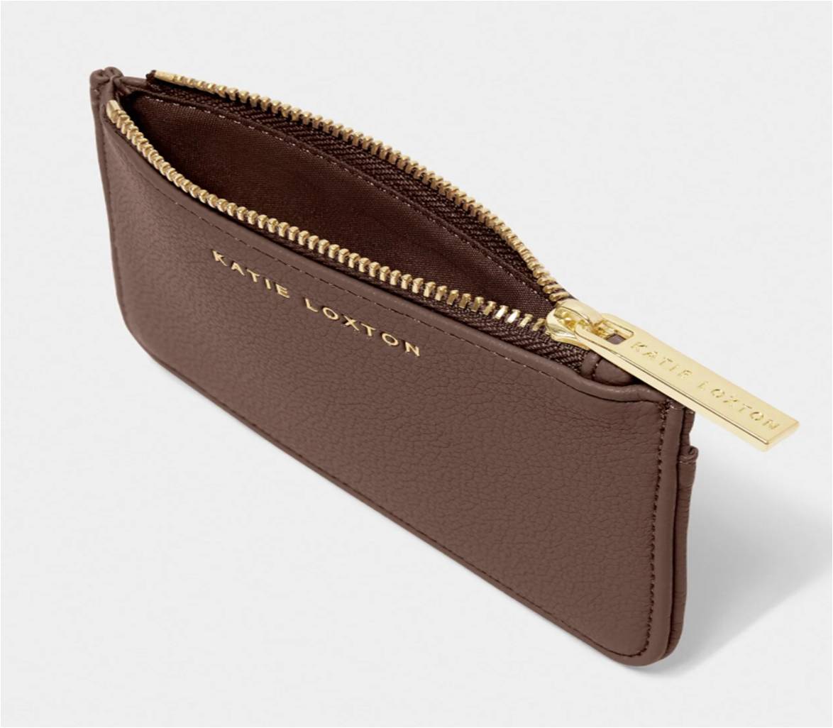 Katie Loxton Brown Card & Coin Wallet