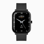 BLACK LIMIT DIGITAL RECT SMART SILICONE STRAP WATCH