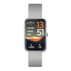 GREY LIMIT DIGITAL RECT SMART SILICONE STRAP WATCH
