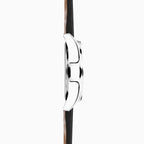 GENTS LIMIT WM RND BLK DL. DAY DATE PILOT STRAP WATCH