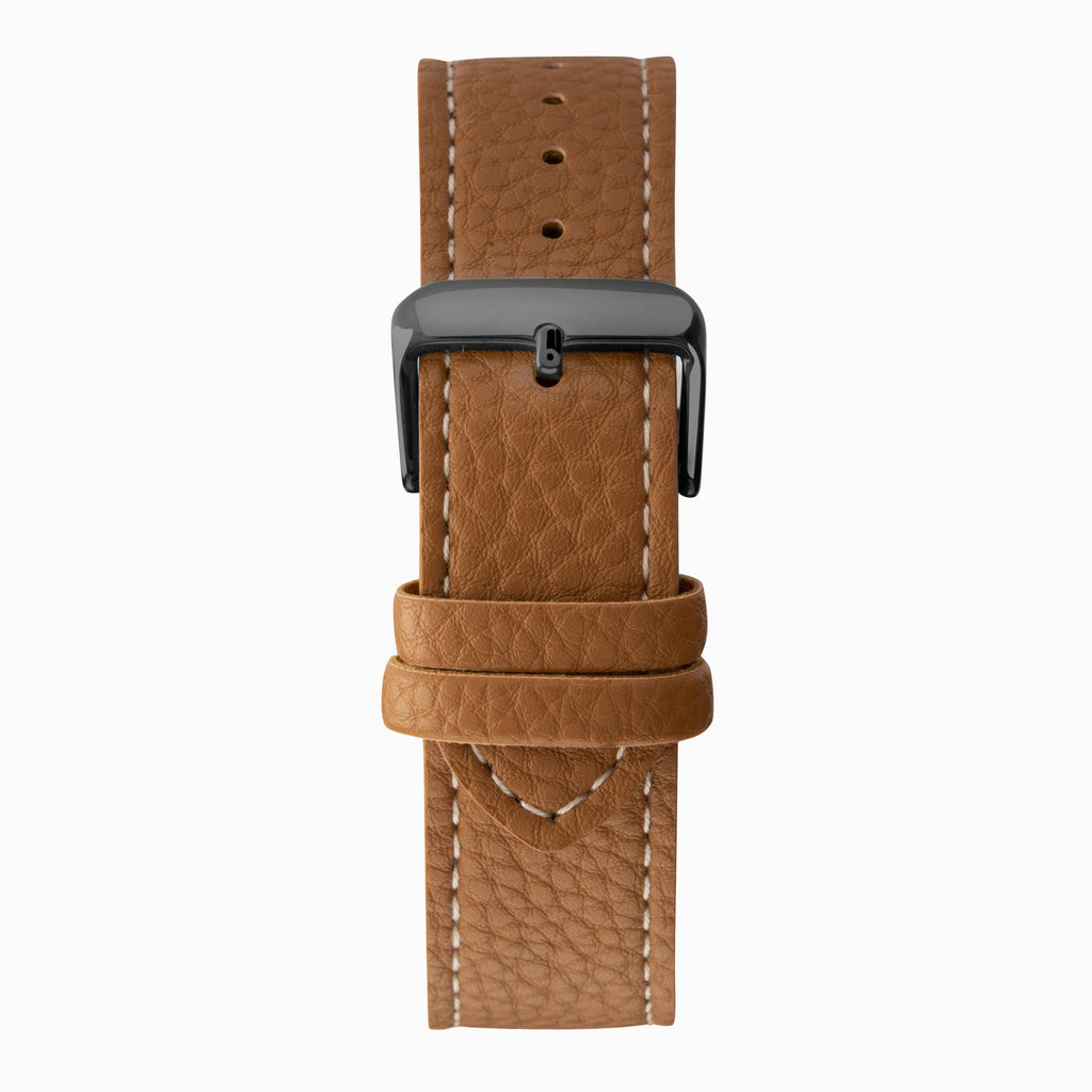 GENTS LIMIT BLK RND BLK DL. DAY DATE PILOT STRAP WATCH