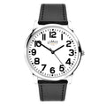 GENTS LIMIT WM RND WHT DL. EASY READER STRAP WATCH