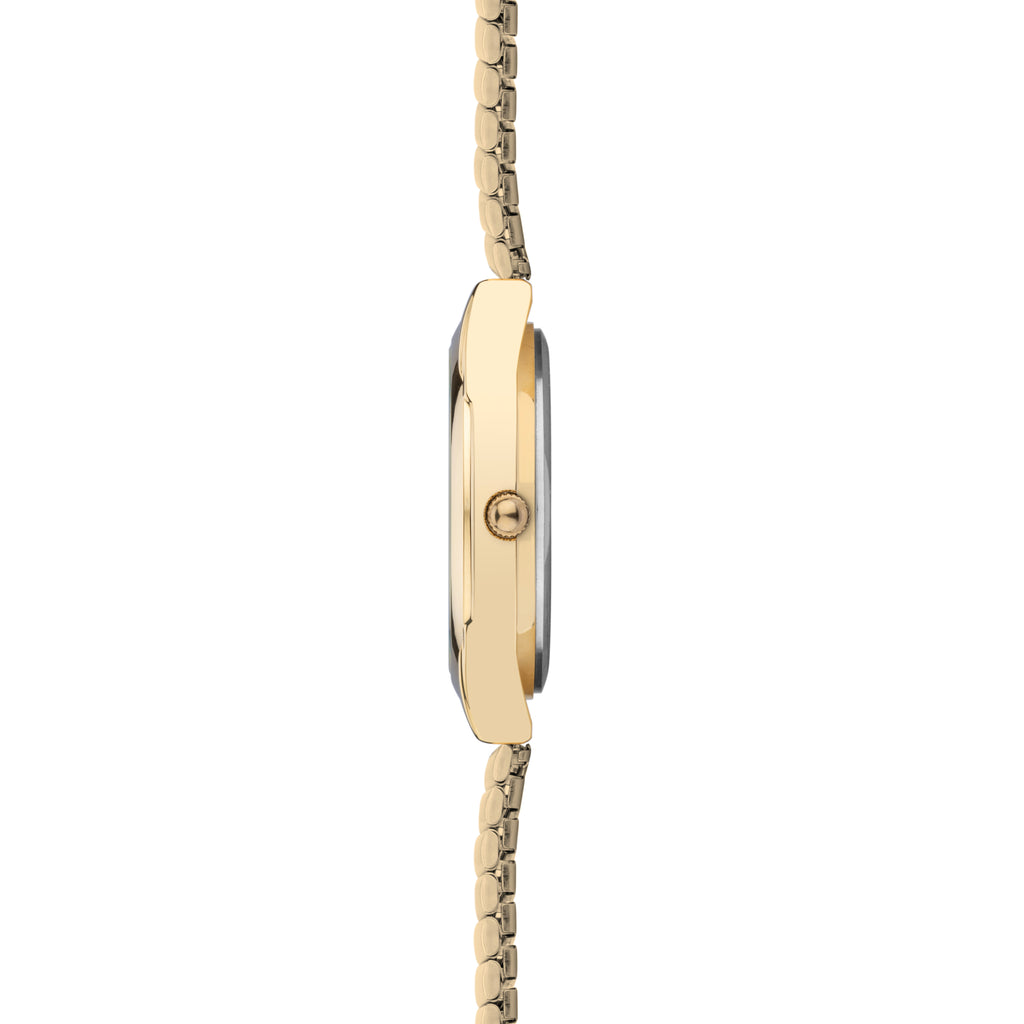 GENTS LIMIT GP RND WHT DL. EASY READER EXPANDABLE BRACELET WATCH