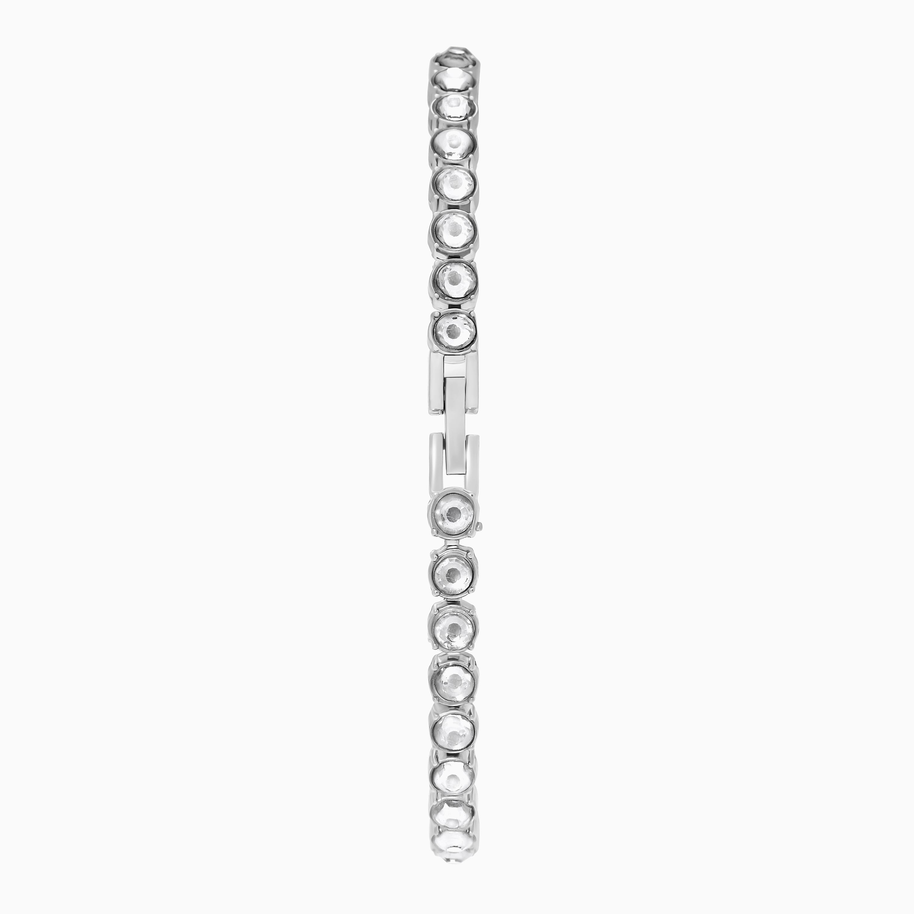 LADIES LIMIT SS RND SILV DL. CRYSTAL SET BRACELET WATCH
