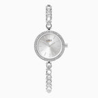 LADIES LIMIT SS RND SILV DL. CRYSTAL SET BRACELET WATCH