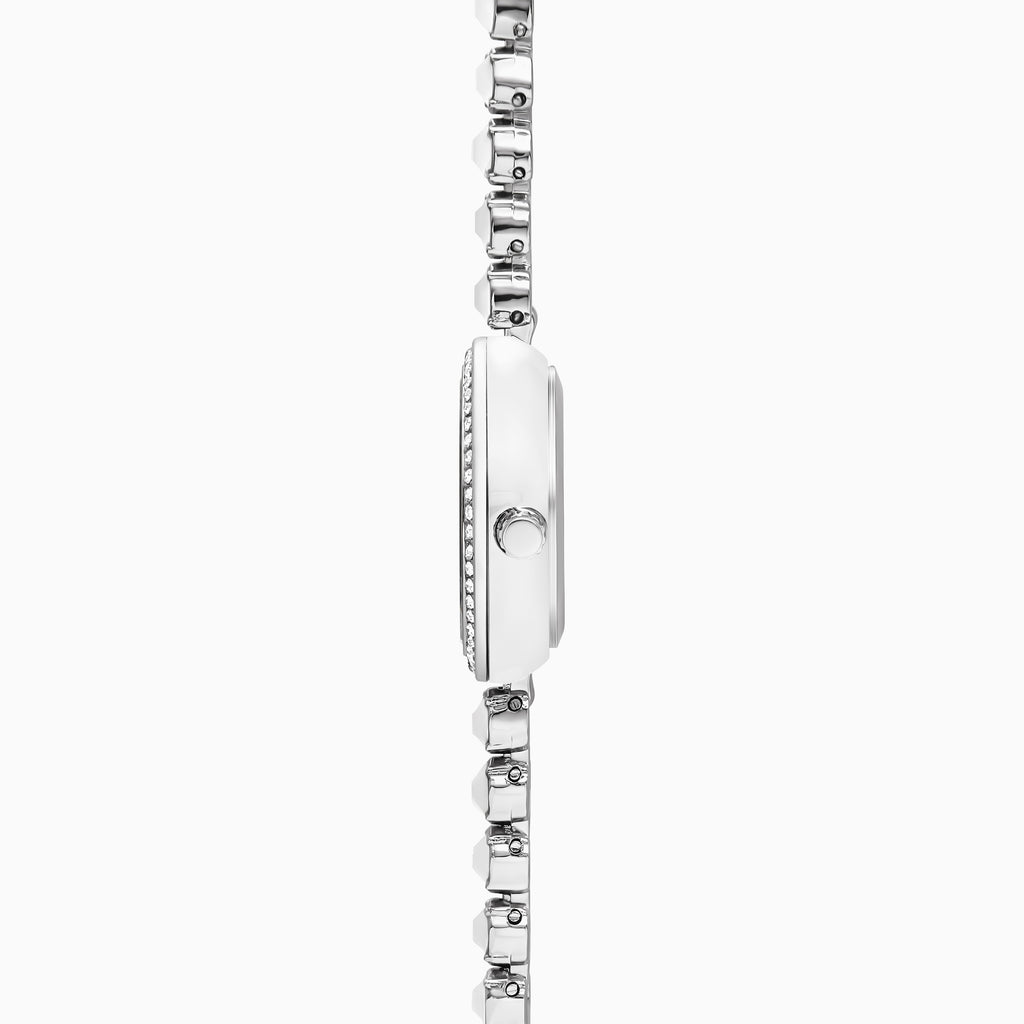 LADIES LIMIT SS RND BLACK DL. CRYSTAL SET BRACELET WATCH