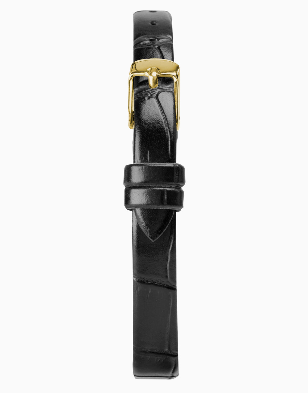 LADIES LIMIT GP RND MOP DL. BLK STRAP WATCH