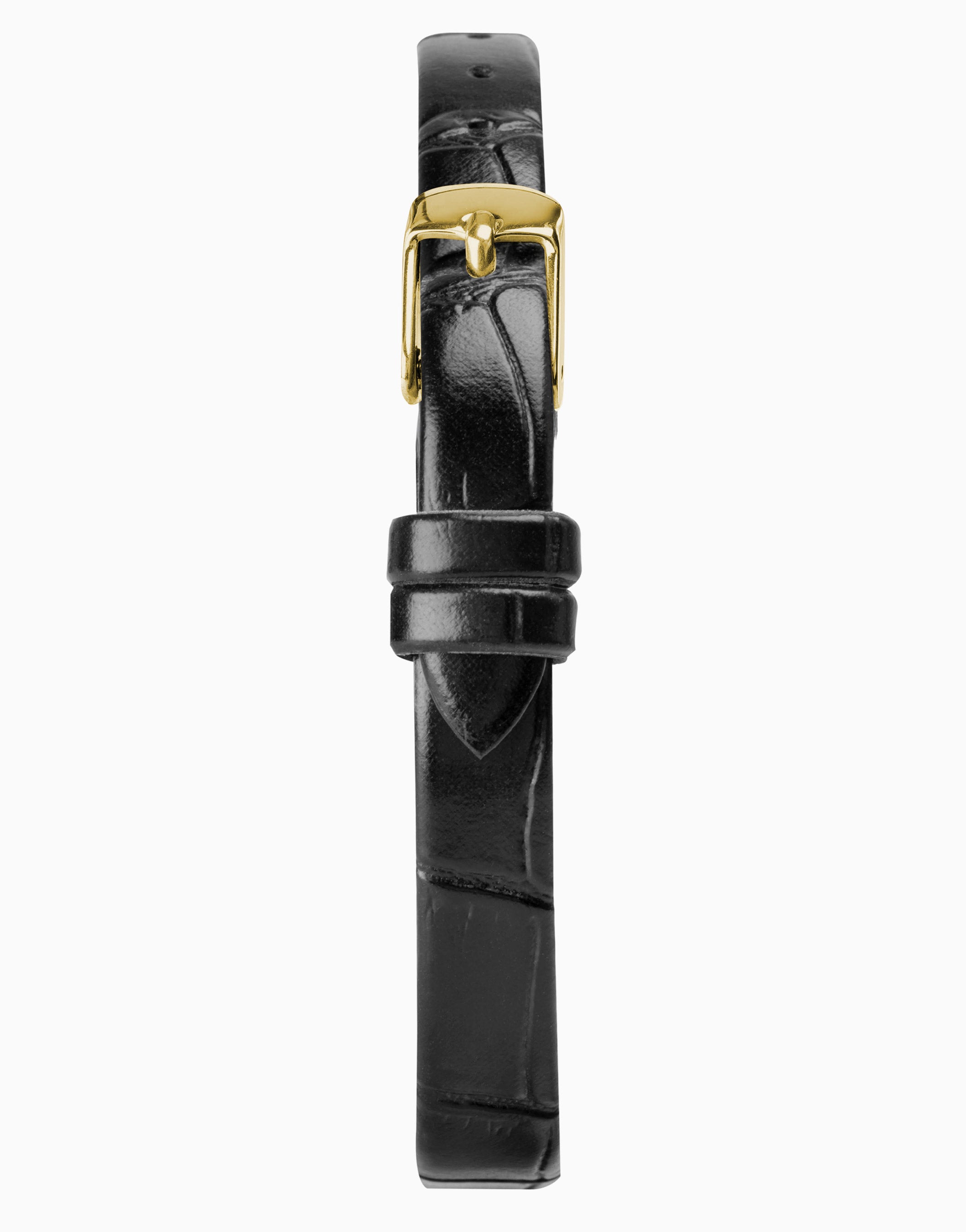 LADIES LIMIT GP RND MOP DL. BLK STRAP WATCH