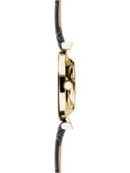 LADIES LIMIT GP RND MOP DL. BLK STRAP WATCH