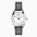 LADIES LIMIT WM RND WHT DL. EASY READER STRAP WATCH