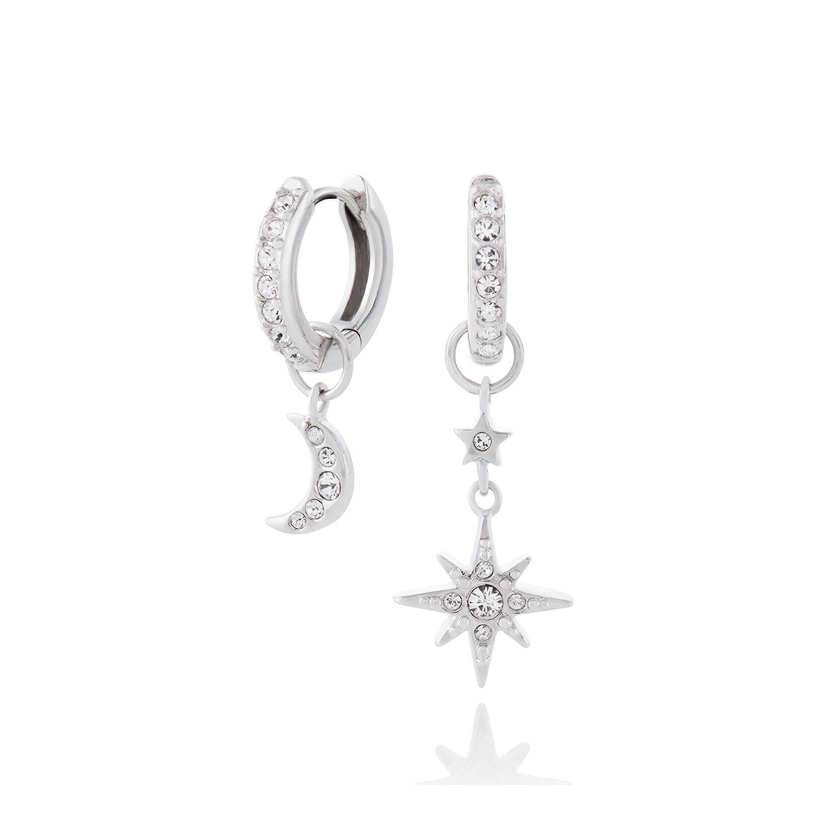 SS MOON AND STAR HUGGI EARRING