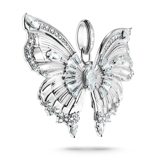 THOMAS SABO SILVER BUTTERFLY PARADISE WITH WHITE STONES PENDANT