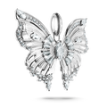 THOMAS SABO SILVER BUTTERFLY PARADISE WITH WHITE STONES PENDANT