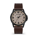 GNTS SS POLICE RND CRM DL.D 3ATM STRAP WATCH