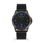 Police Cliff Gun Metal Strap Watch