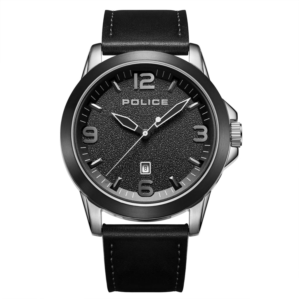 Police Cliff Black Strap Watch