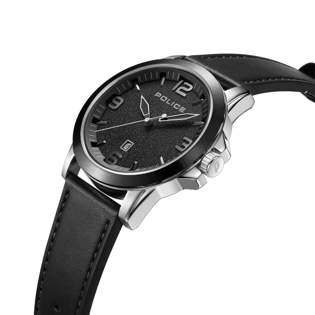 Police Cliff Black Strap Watch