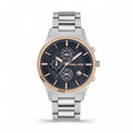 GNTS SS RG RND BLK MULT DL.D BRACELET WATCH
