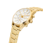 GNTS GP PVD BARTER  RND WHT MULTI DL. GP BRACELET WATCH