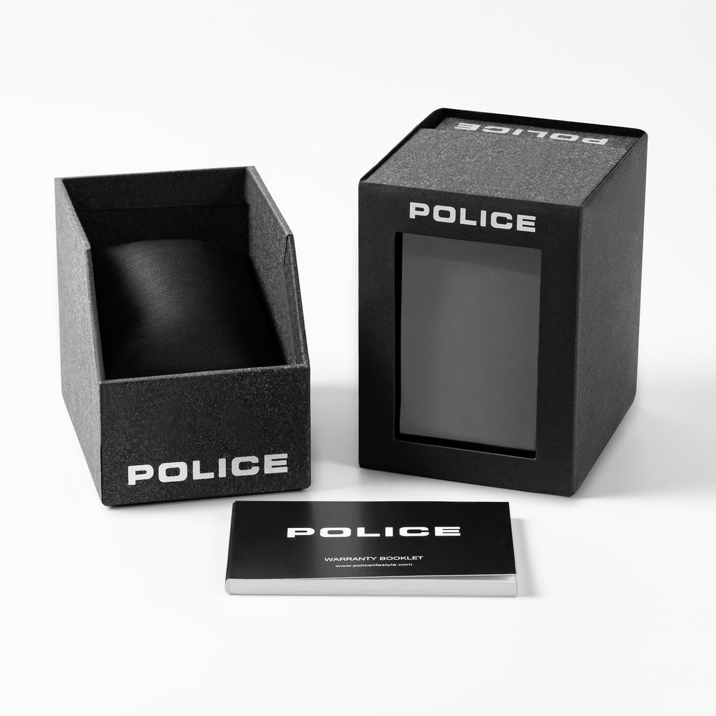GNTS SS POLICE RIG RND BLUE ANALOGUE &  DIGITAL DL. 5ATM SW