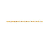 14CT ROLLED GOLD 1.3MM ELONGATED OVAL ROLO CHAIN BRACELET.