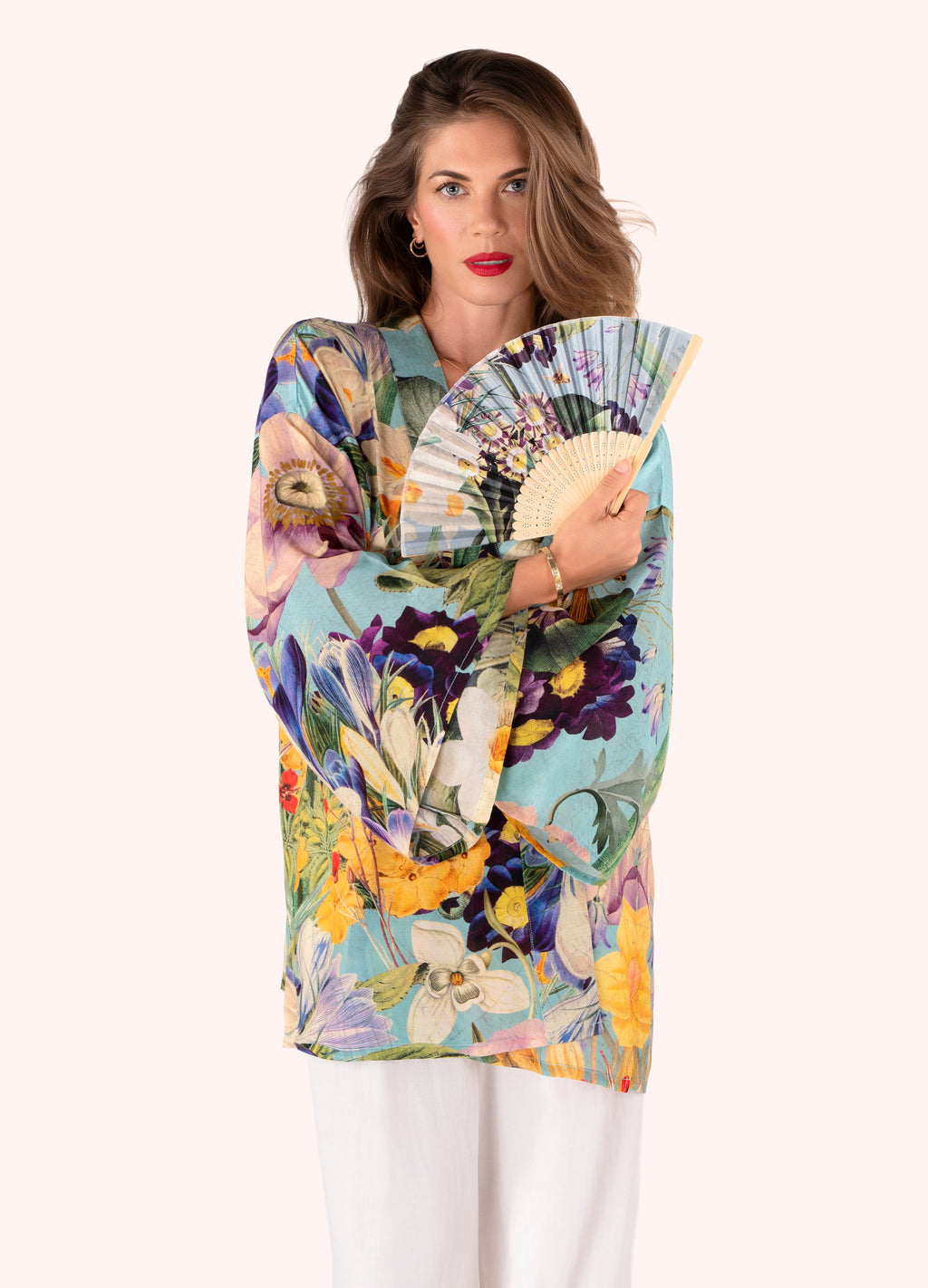 Powder Spring Flora Modal/Cupro Short Kimono Jacket