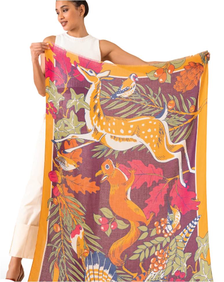 Winter Wonderland Design Woven Scarf