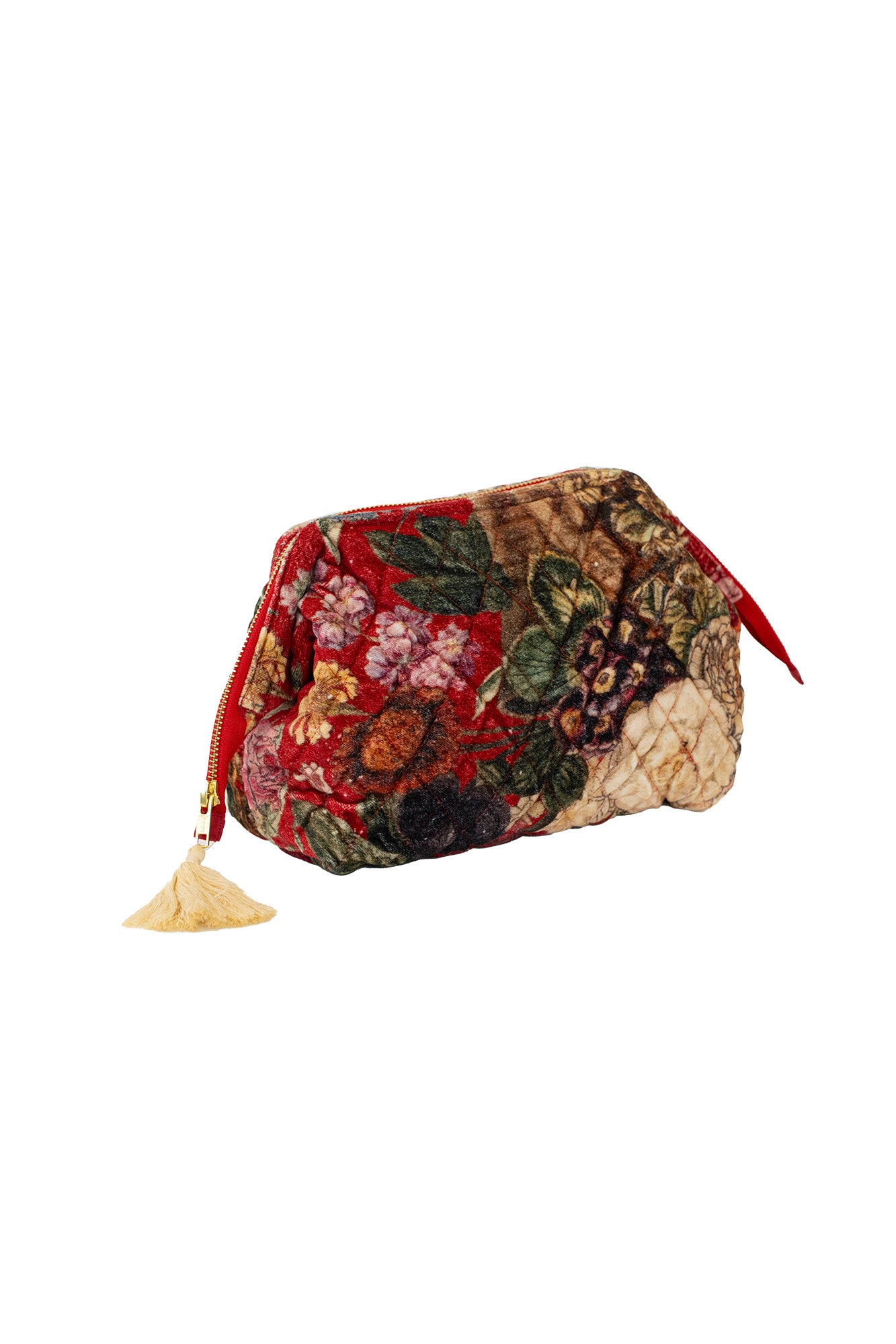 PRIMULA BERRY VELVET POUCH by ONE HUNDRED STARS