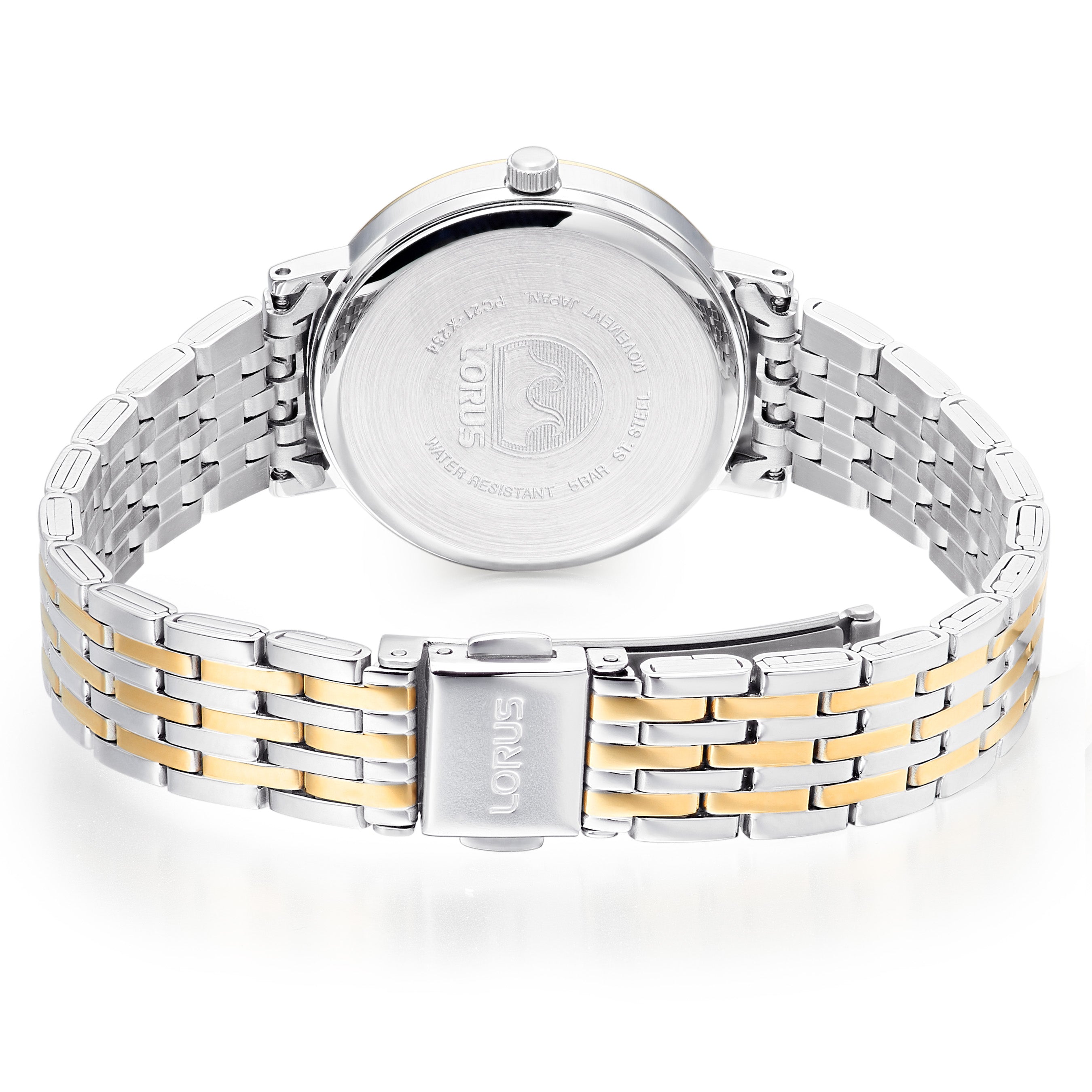 LDS TT LORUS RND SIL DL. AF BW