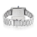 LDS SS LORUS RECT SIL DL. BLU BAT BW