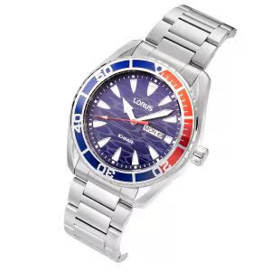 GNTS SS LORUS RND BLU DL. DD WR ILL BATS BW