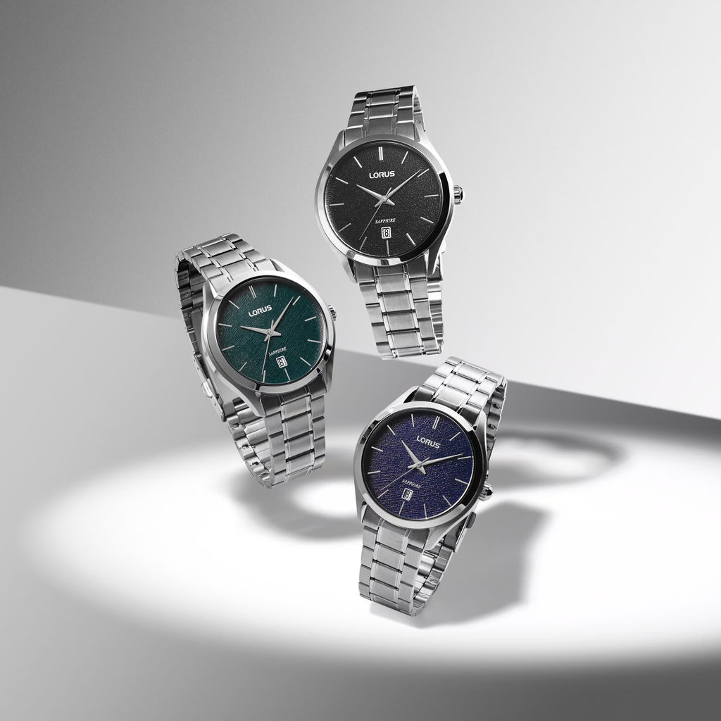 GNTS SS LORUS BLU SAPPH DL.D WR BATS BW