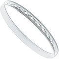 SILVER 6MM DC SLAVE BANGLE
