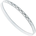 SILVER 4MM DC SLAVE BANGLE
