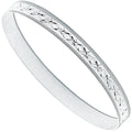 SILVER 7MM DC SLAVE BANGLE